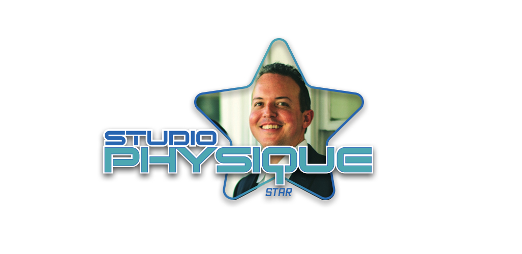 picture of customer inside a star with a studio physique logo over it