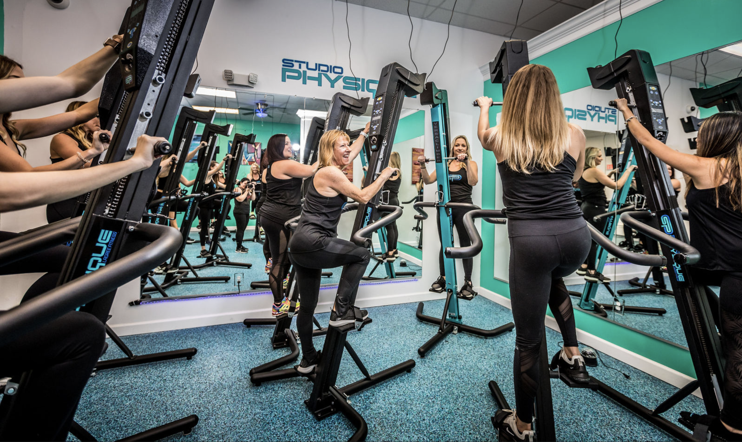 group class on the versaclimber