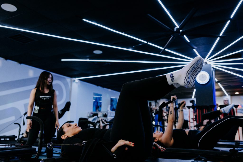 Mindful Lagree movements for spiritual self-care at Studio Physique