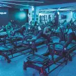 Class working out at Studio Physique